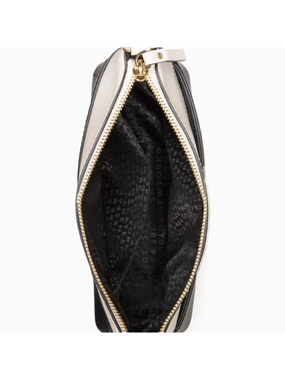 KATE SPADE  - Millie Leather Crossbody - Black/Beige